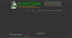 Desktop Screenshot of harrisonsoflondon.com